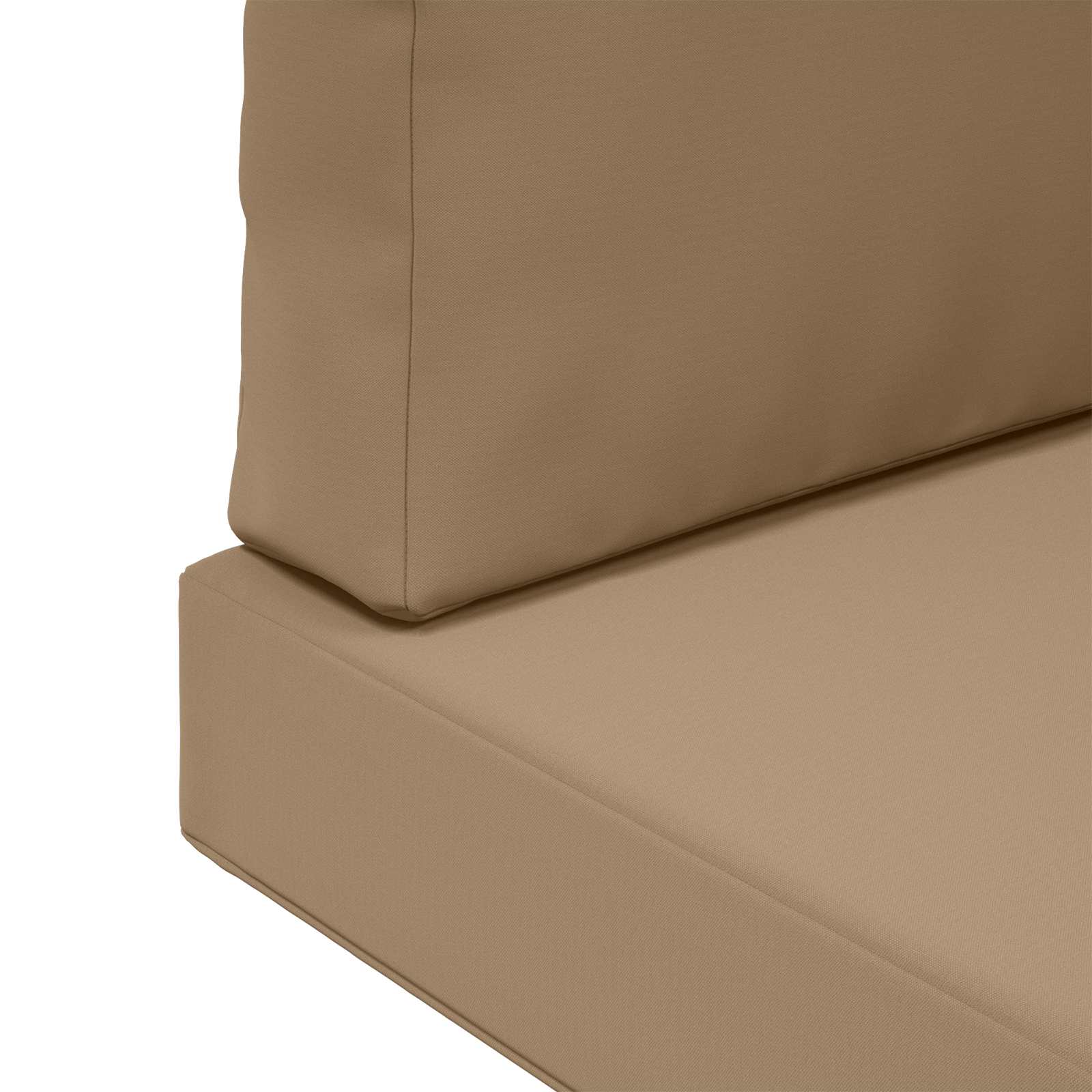 Sofakissen für draußen 3 pcs Taupe Polyester