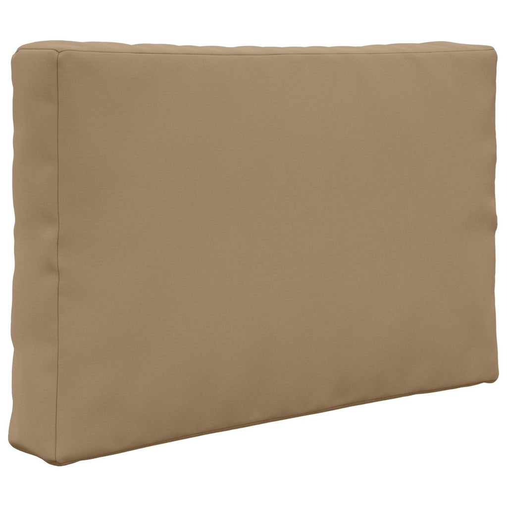 Sofakissen für draußen 3 pcs Taupe Polyester