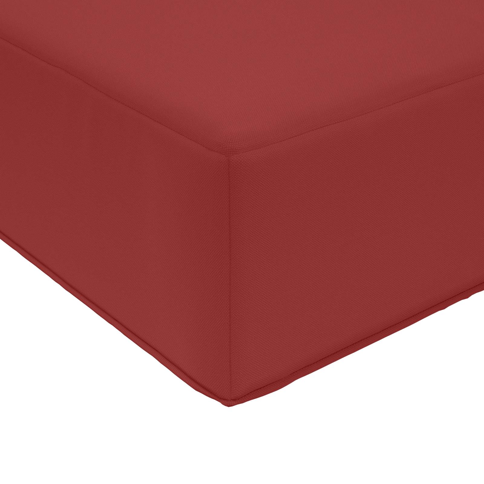 Sofakissen für draußen 3 pcs Weinrot Polyester