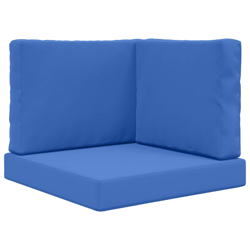 Sofakissen für draußen 3 pcs Königsblau Polyester