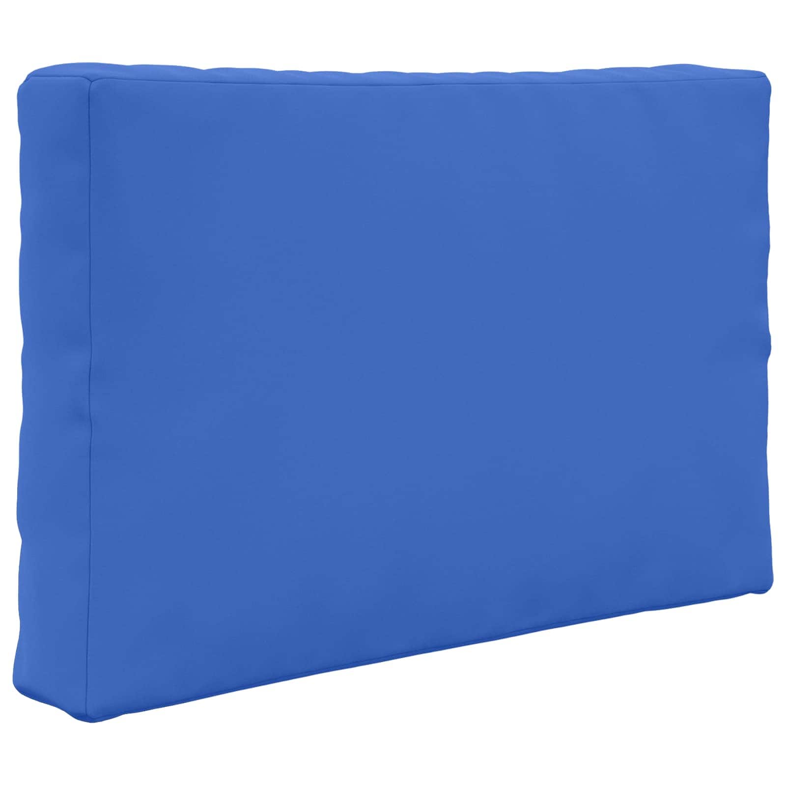 Sofakissen für draußen 3 pcs Königsblau Polyester