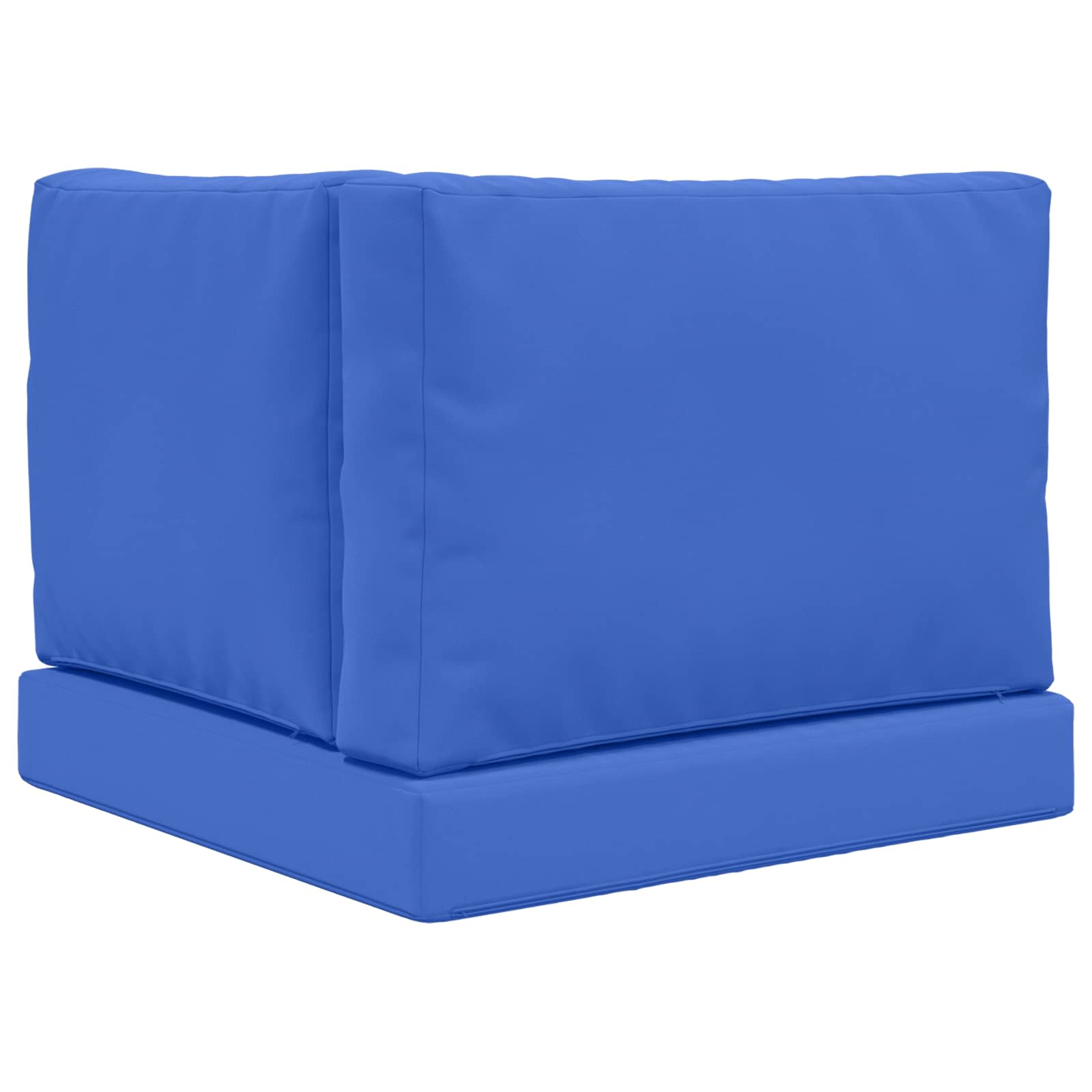 Sofakissen für draußen 3 pcs Königsblau Polyester