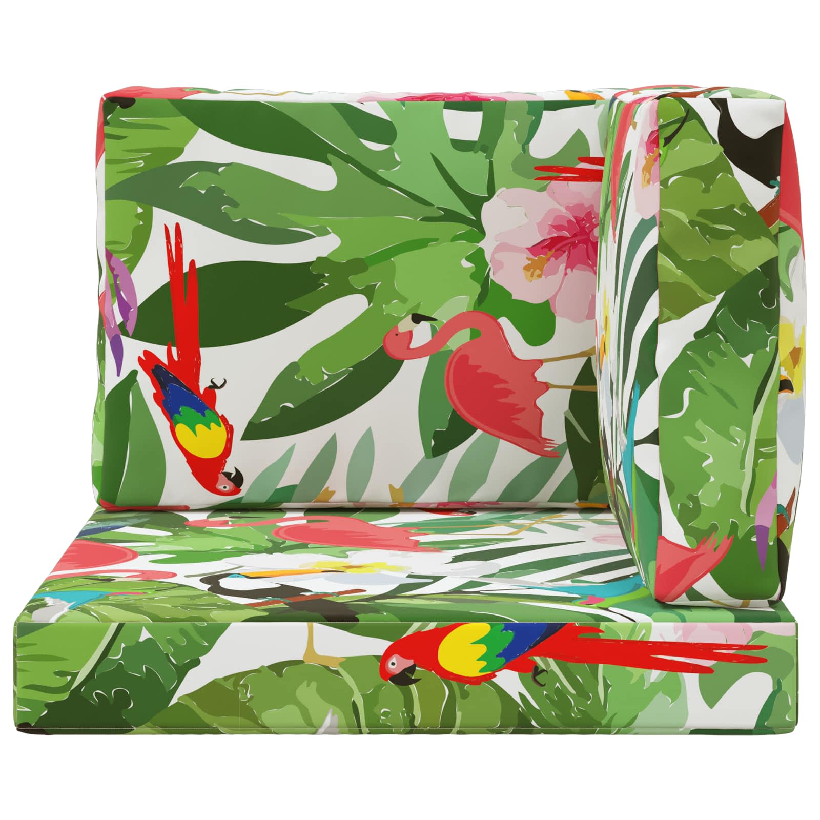 Sofakissen für draußen 3 pcs Bunt Polyester