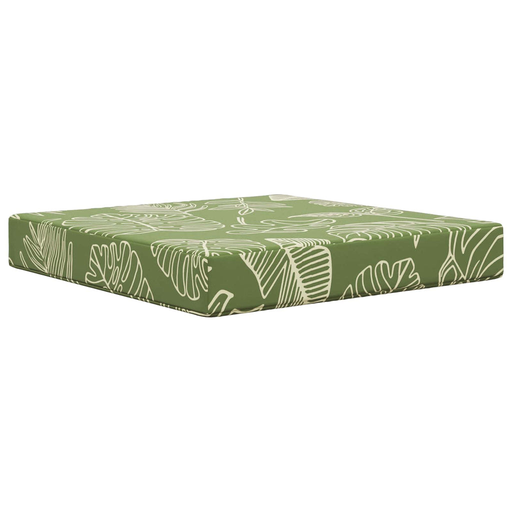 Sofakissen für draußen 3 pcs Blattdesign Polyester