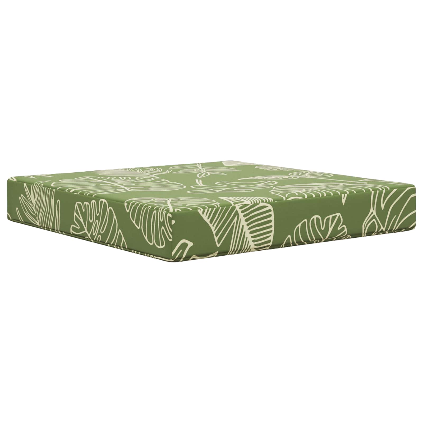 Sofakissen für draußen 3 pcs Blattdesign Polyester