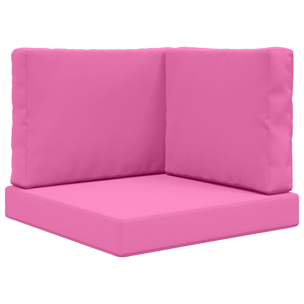 Sofakissen für draußen 3 pcs Rosa Polyester