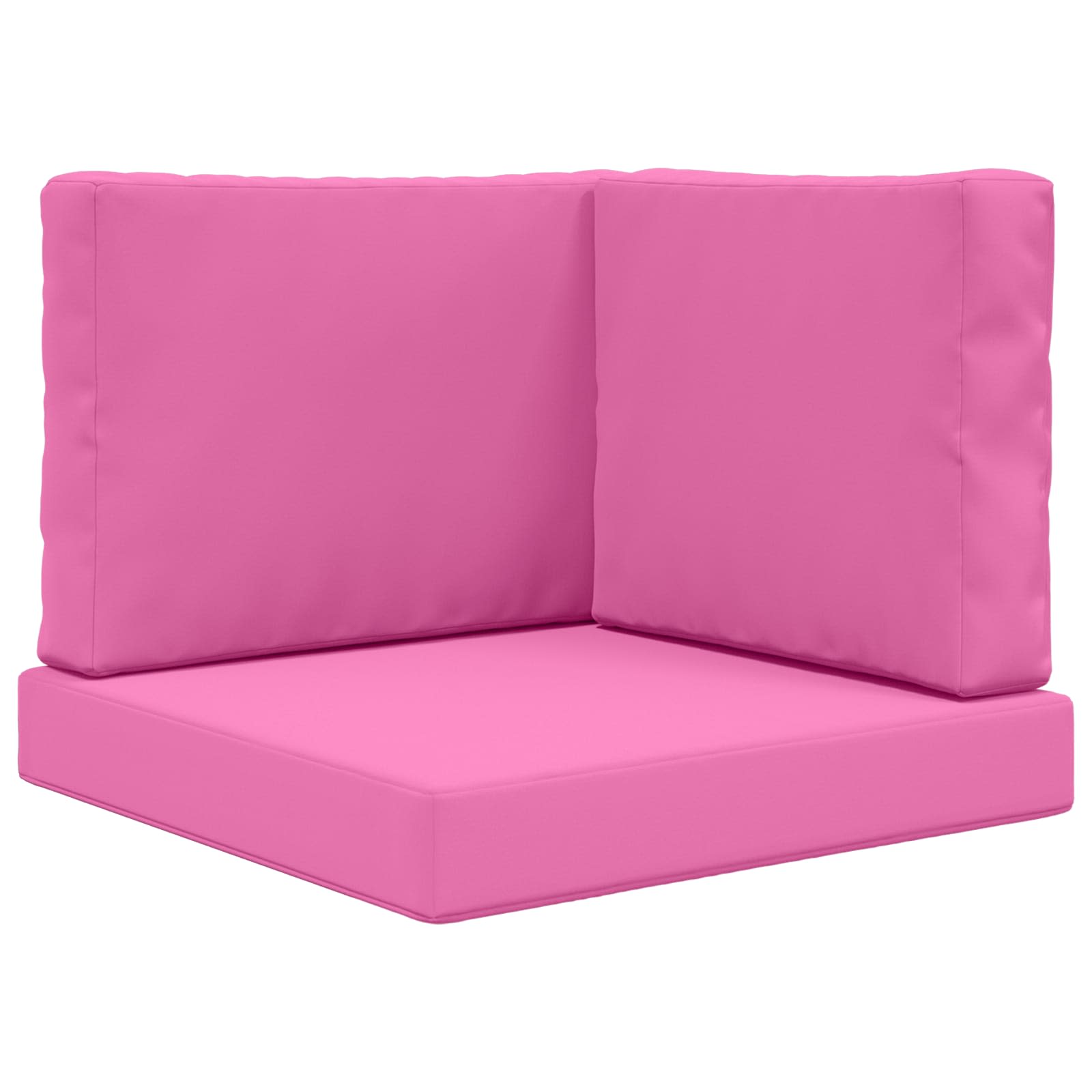 Sofakissen für draußen 3 pcs Rosa Polyester