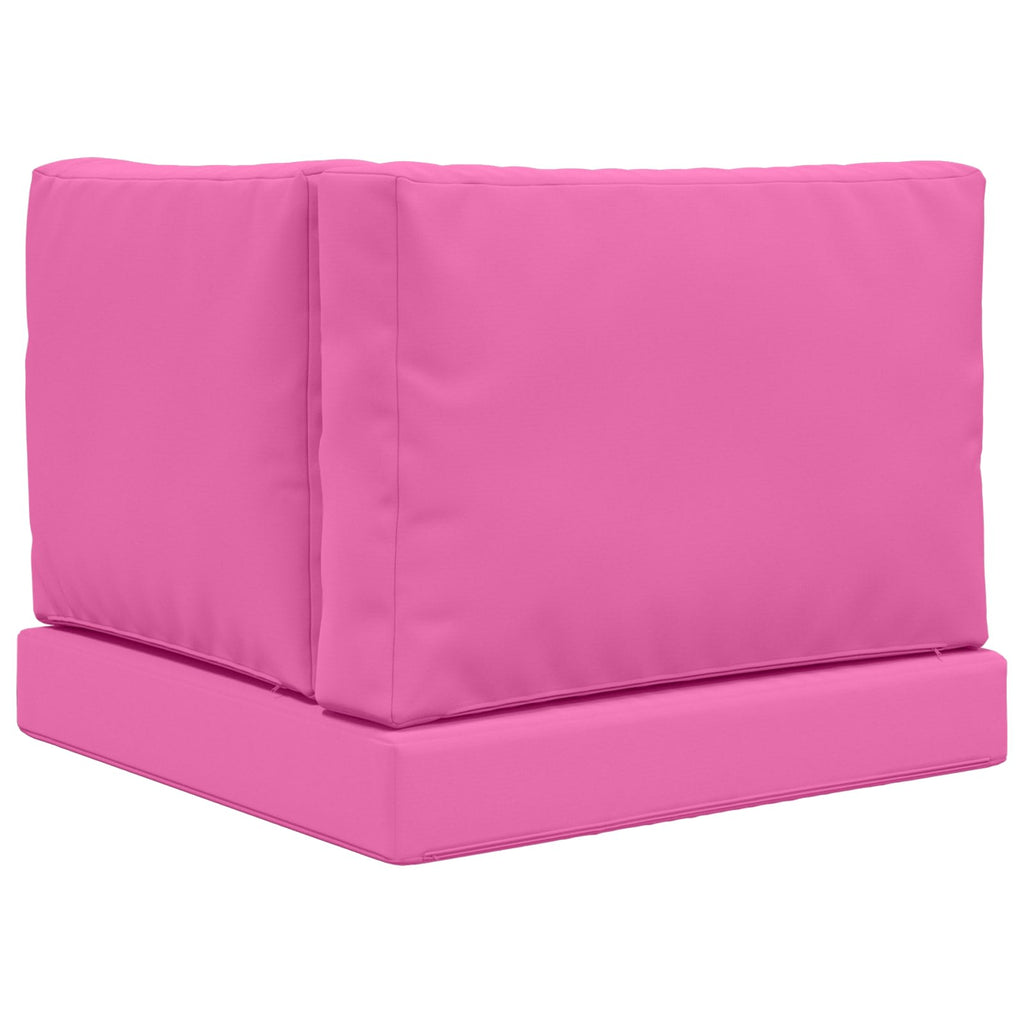 Sofakissen für draußen 3 pcs Rosa Polyester