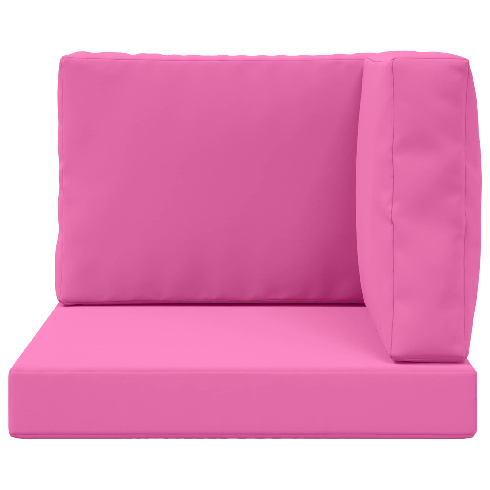 Sofakissen für draußen 3 pcs Rosa Polyester