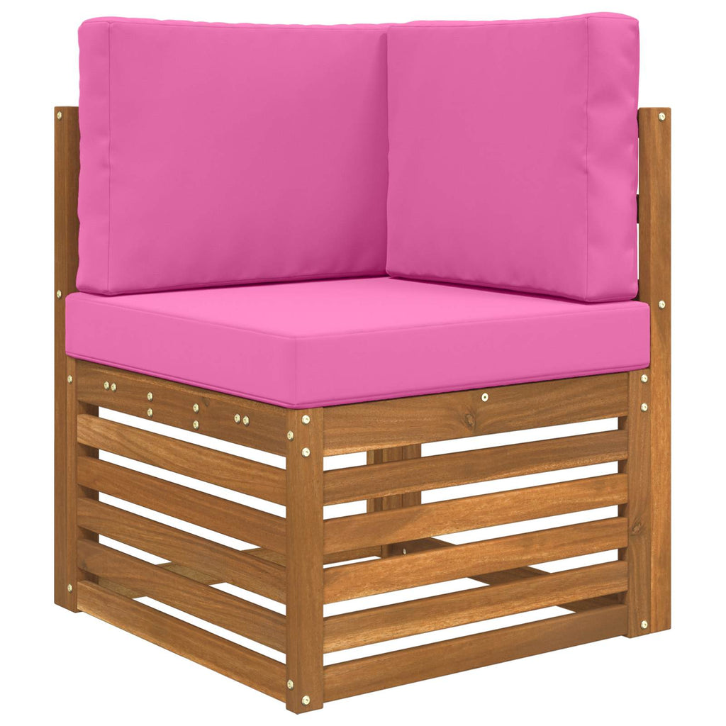 Sofakissen für draußen 3 pcs Rosa Polyester