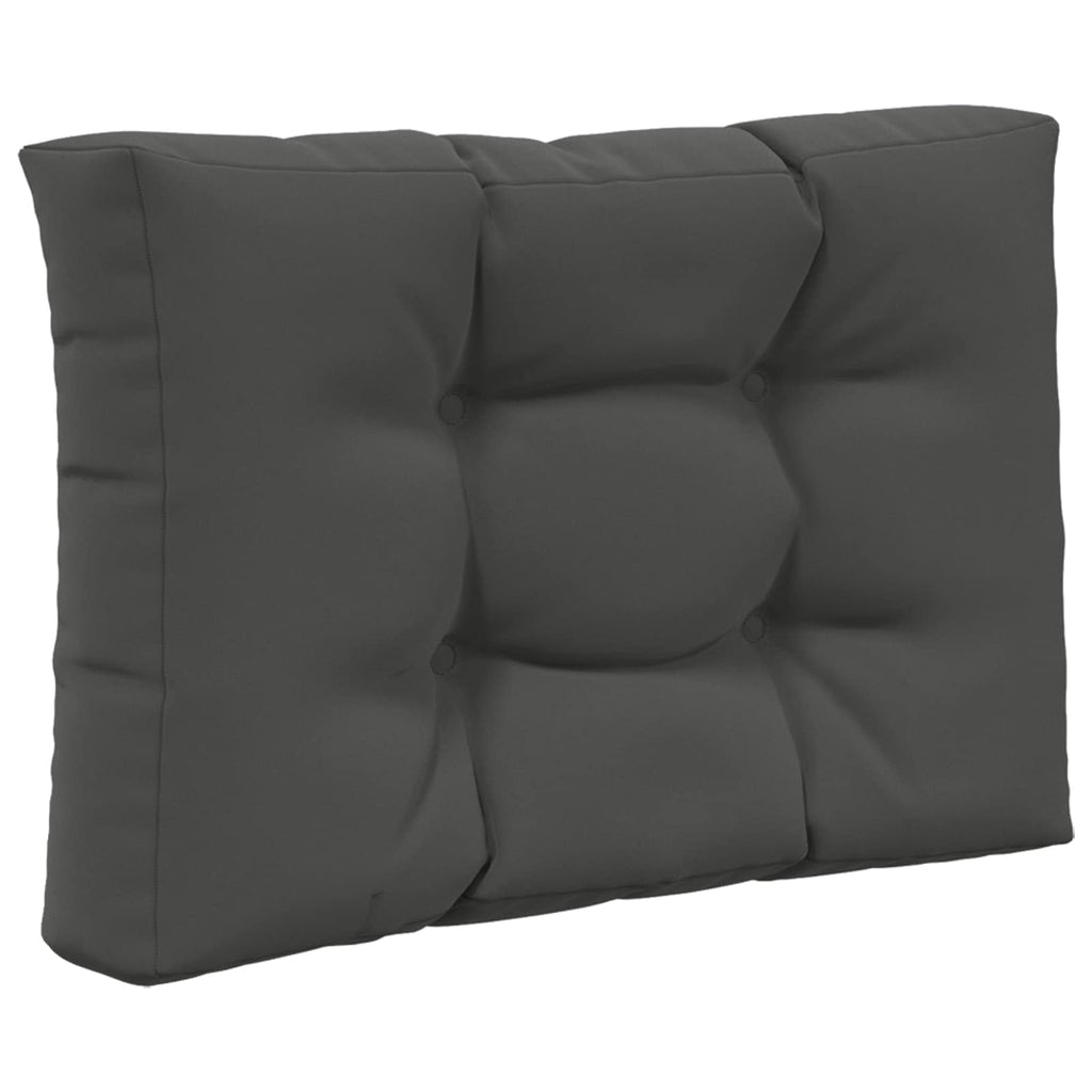 Sofakissen für draußen 3 pcs Anthrazit Polyester