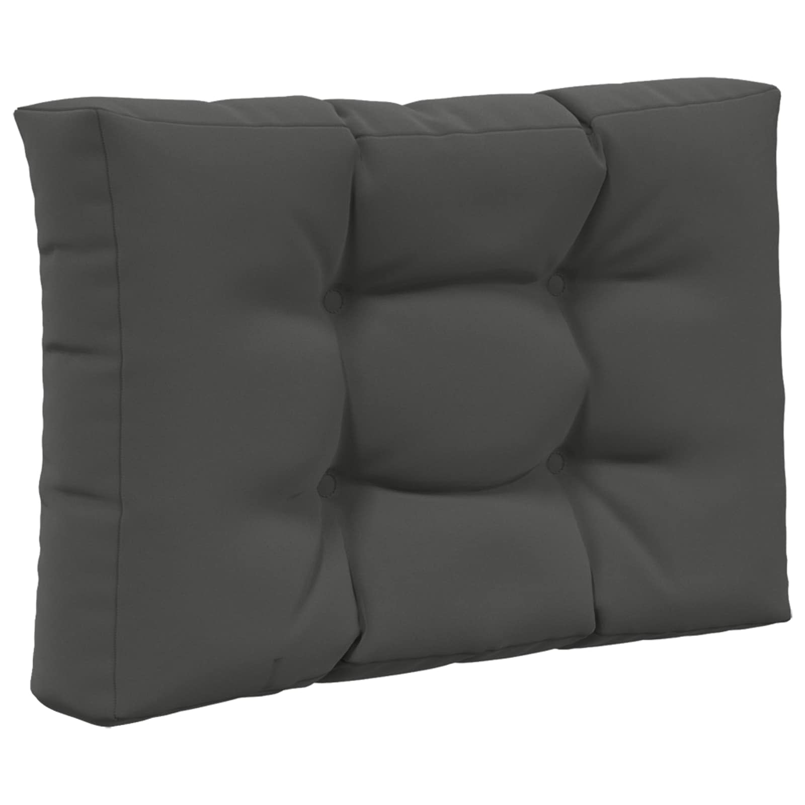 Sofakissen für draußen 3 pcs Anthrazit Polyester