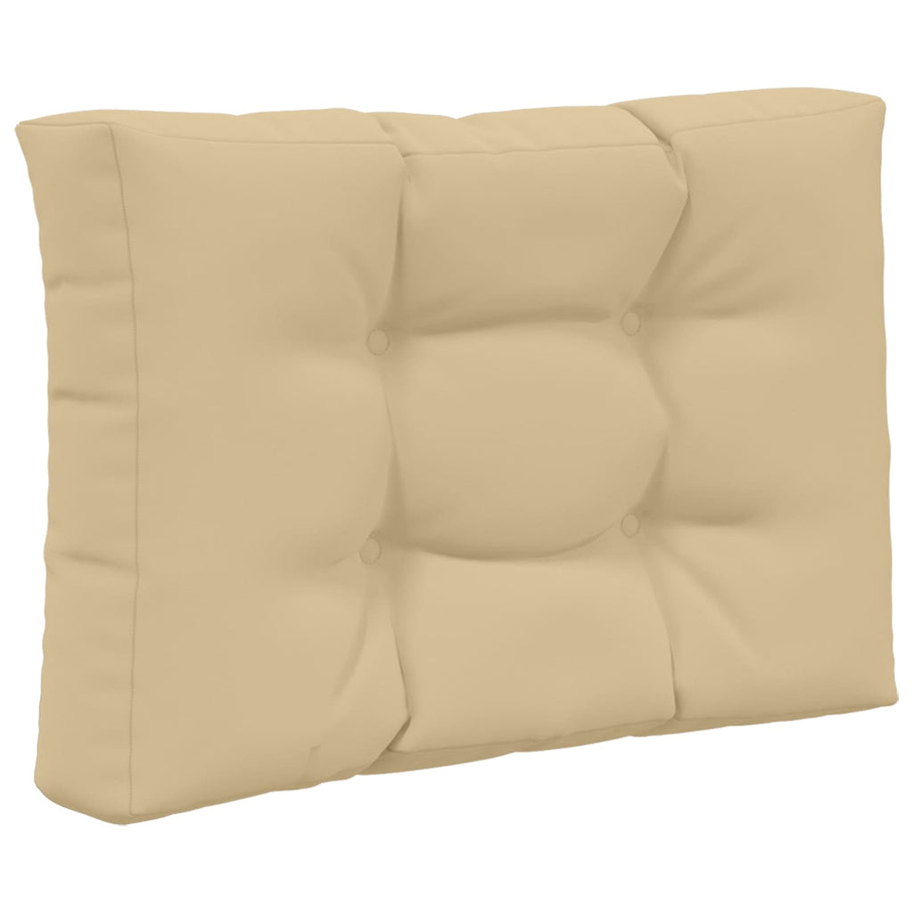 Sofakissen für draußen 3 pcs Beige Polyester