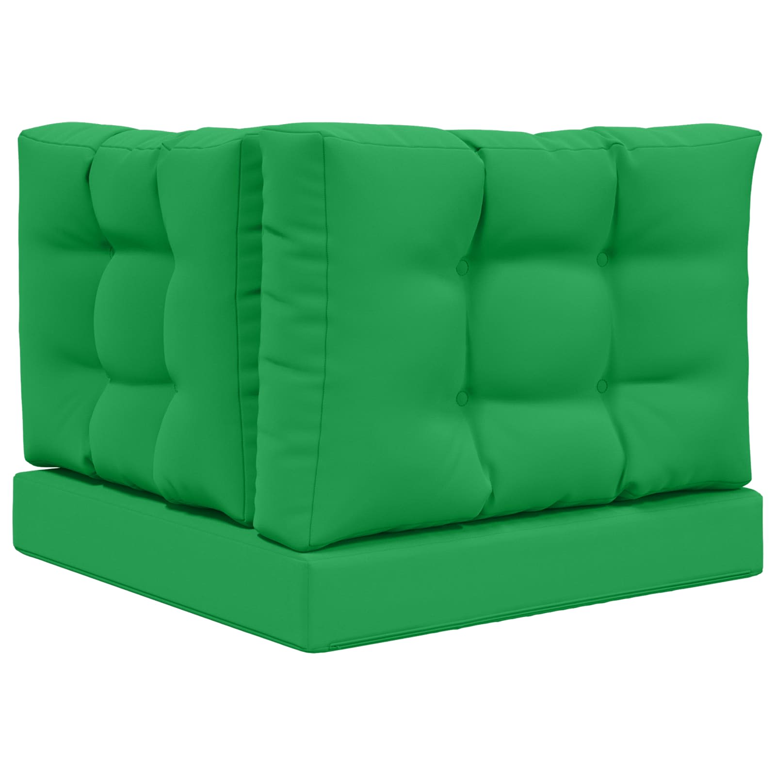 Sofakissen für draußen 3 pcs Grün Polyester