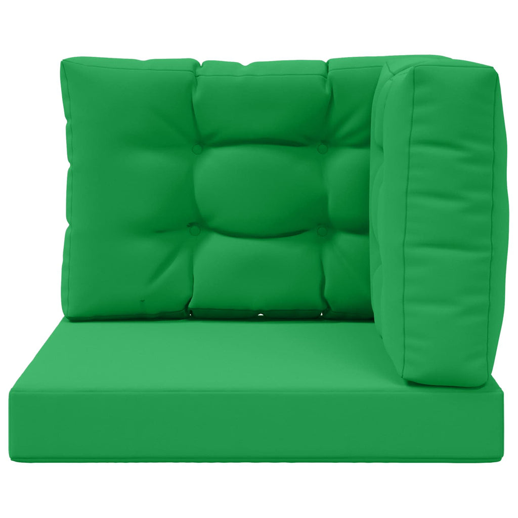 Sofakissen für draußen 3 pcs Grün Polyester