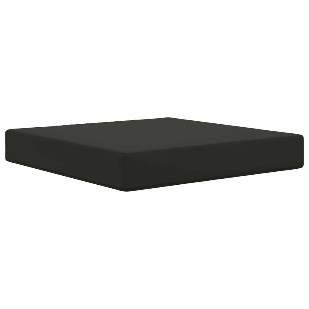 Sofakissen für draußen 3 pcs Schwarz Polyester