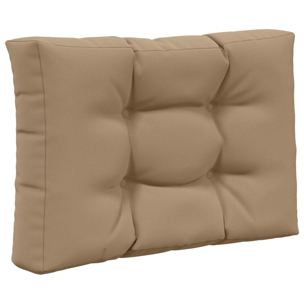Sofakissen für draußen 3 pcs Taupe Polyester