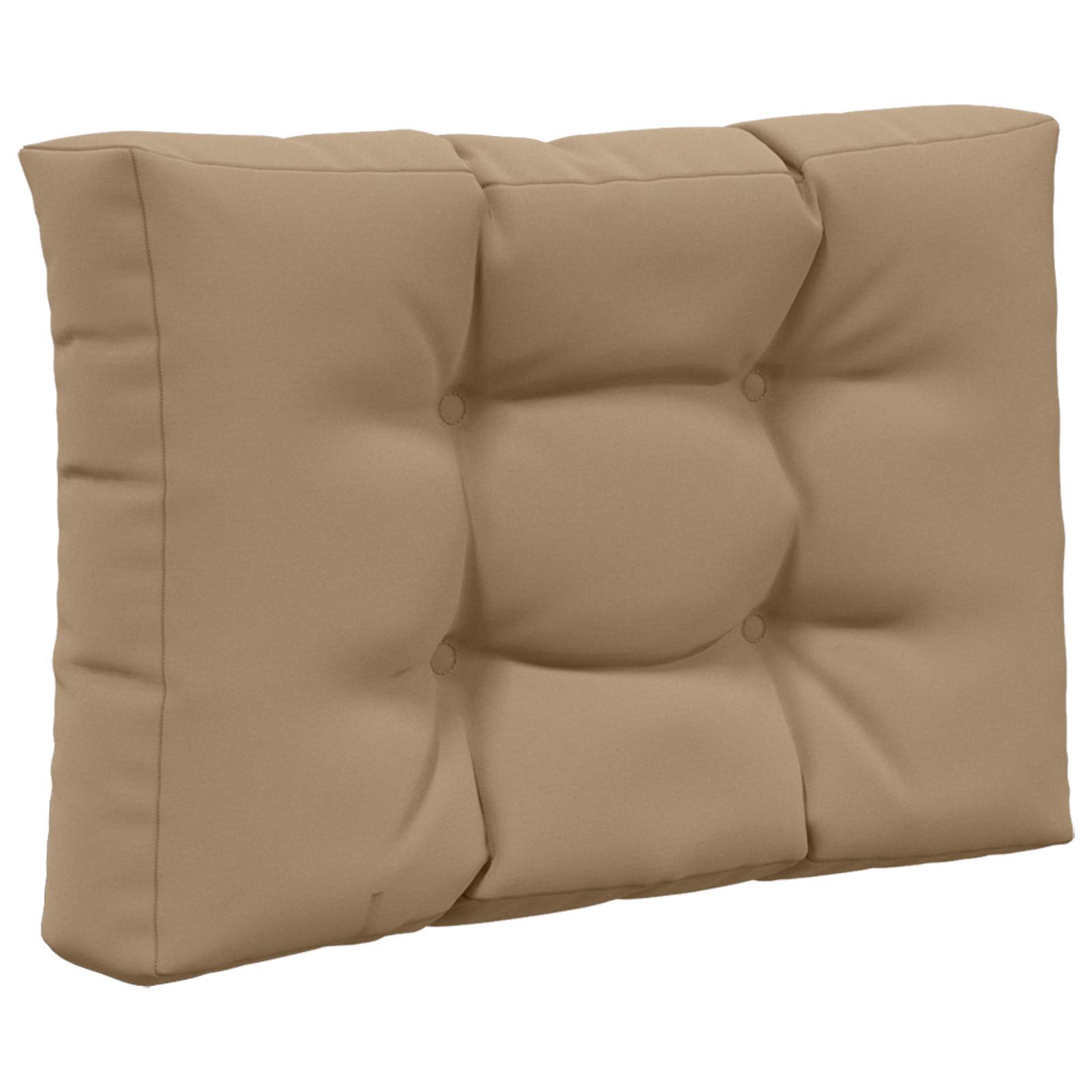 Sofakissen für draußen 3 pcs Taupe Polyester