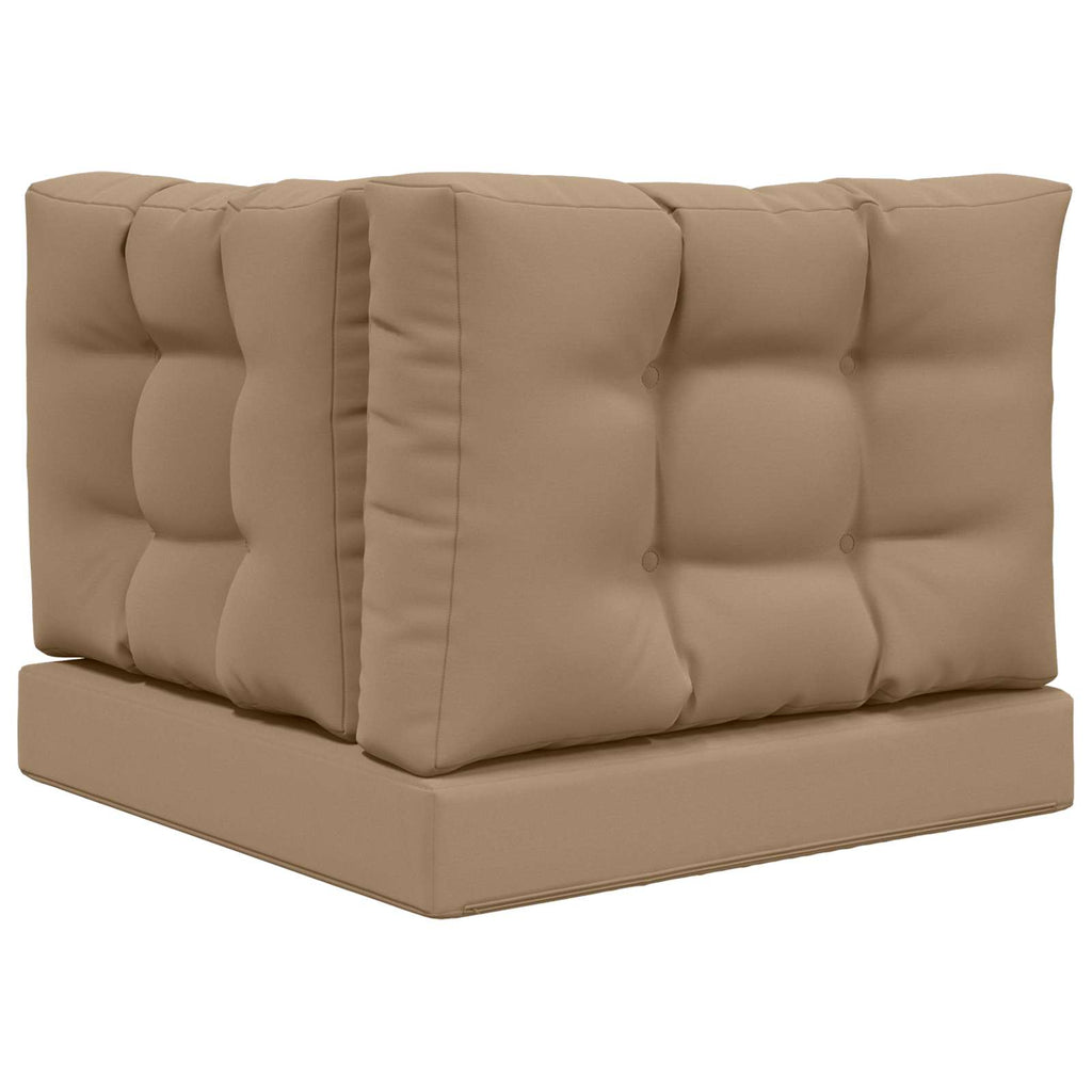 Sofakissen für draußen 3 pcs Taupe Polyester