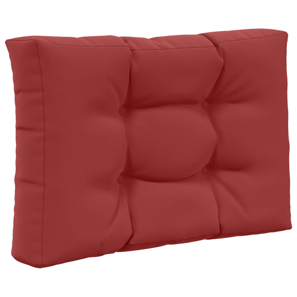 Sofakissen für draußen 3 pcs Weinrot Polyester