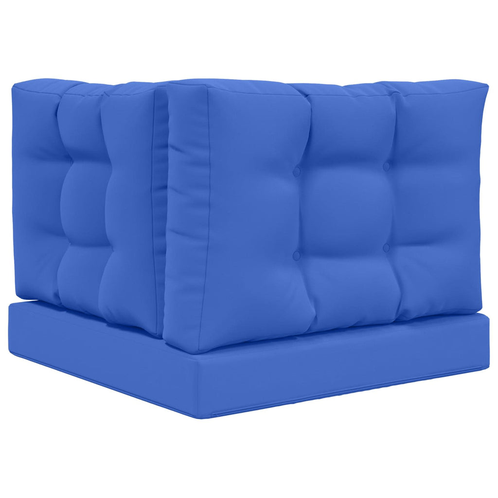 Sofakissen für draußen 3 pcs Königsblau Polyester