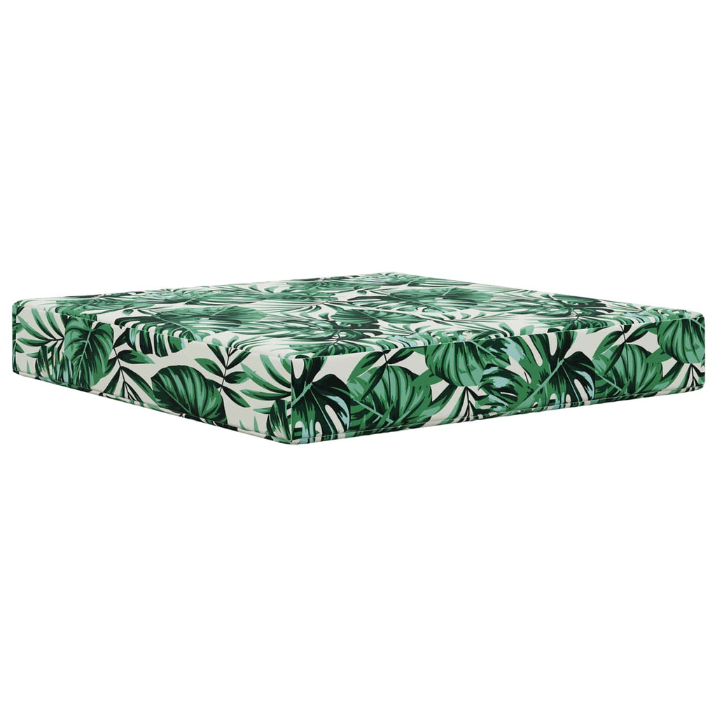 Sofakissen für draußen 3 pcs Blattmuster Polyester