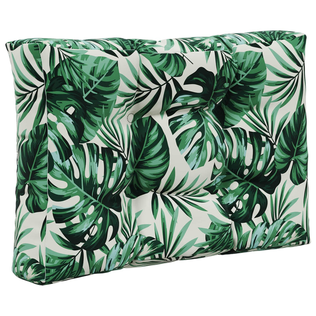 Sofakissen für draußen 3 pcs Blattmuster Polyester