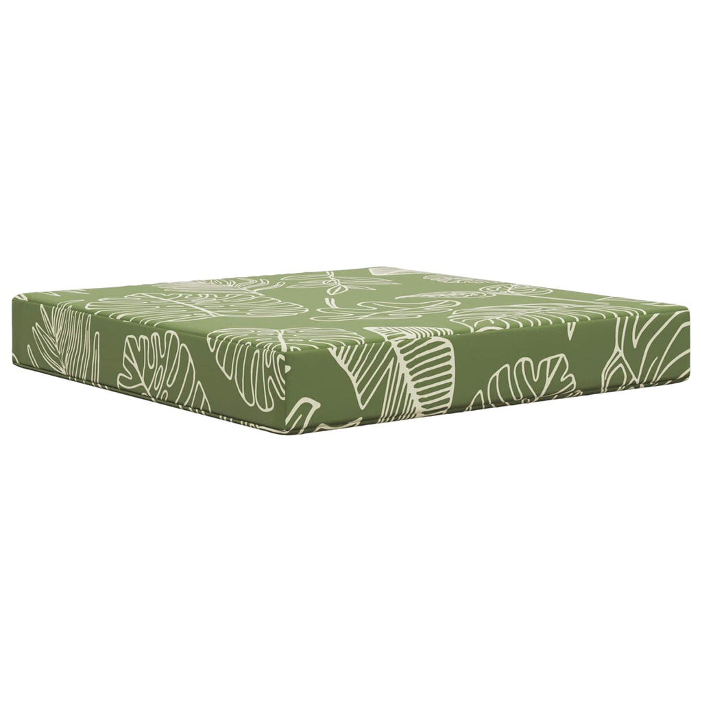 Sofakissen für draußen 3 pcs Blattdesign Polyester