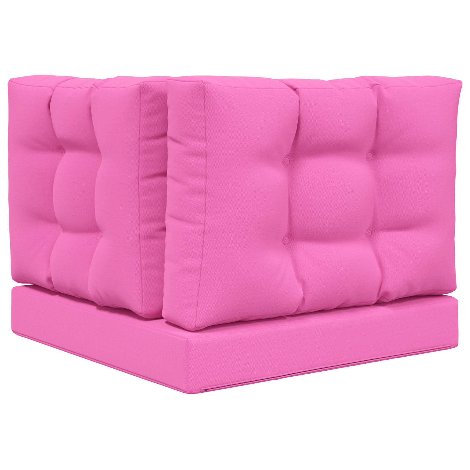 Sofakissen für draußen 3 pcs Rosa Polyester