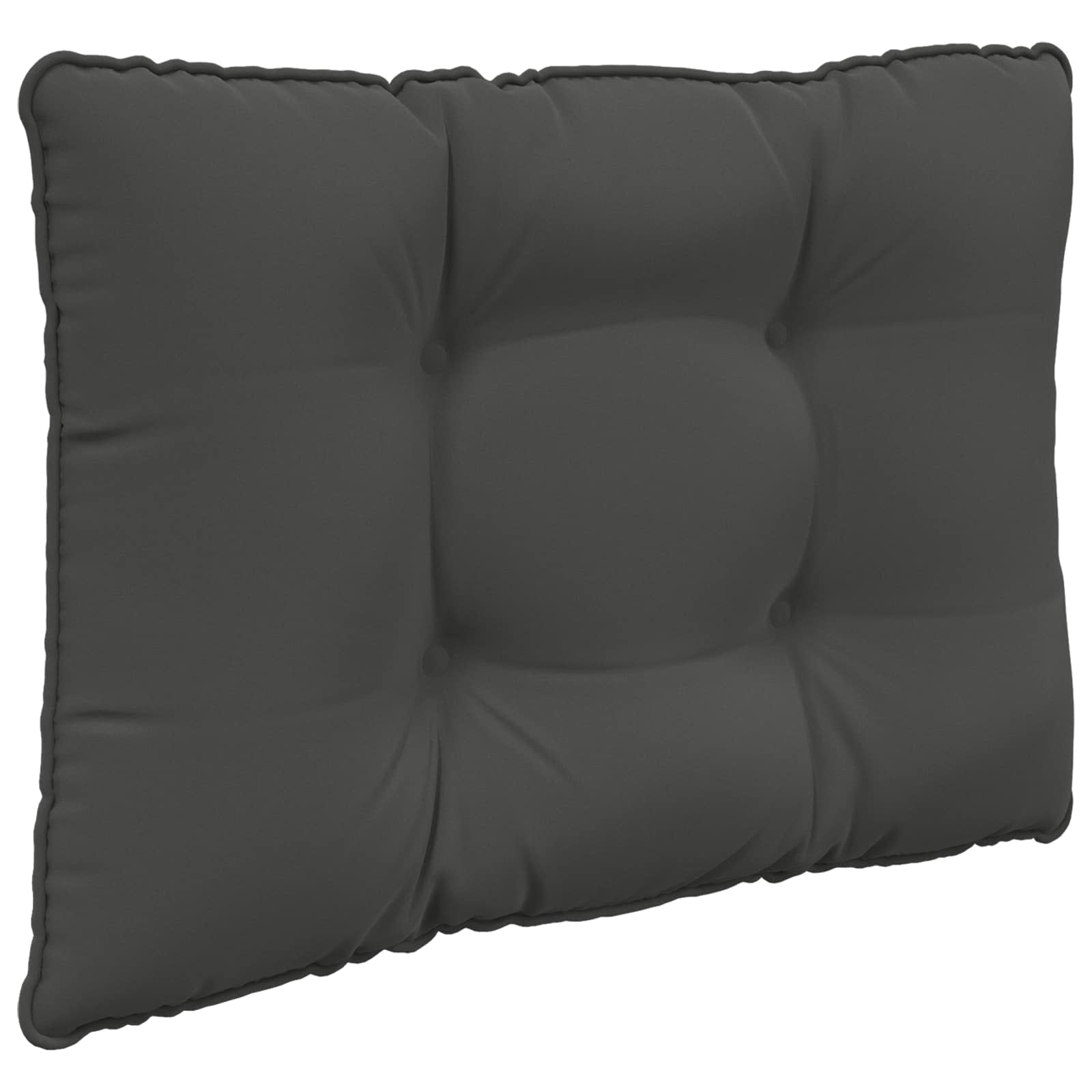 Sofakissen für draußen 2 pcs Anthrazit Polyester