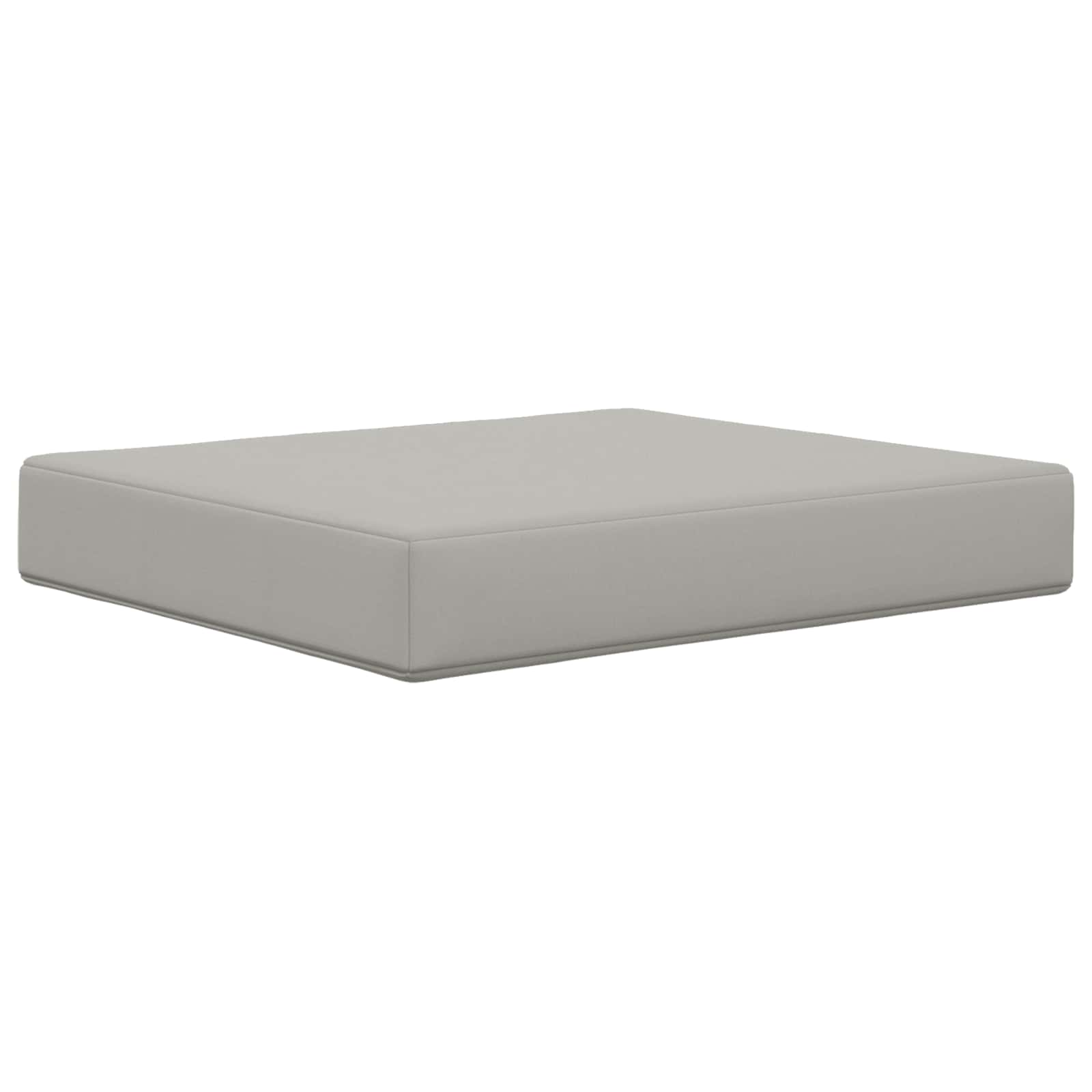 Sofakissen für draußen 2 pcs Grau Polyester