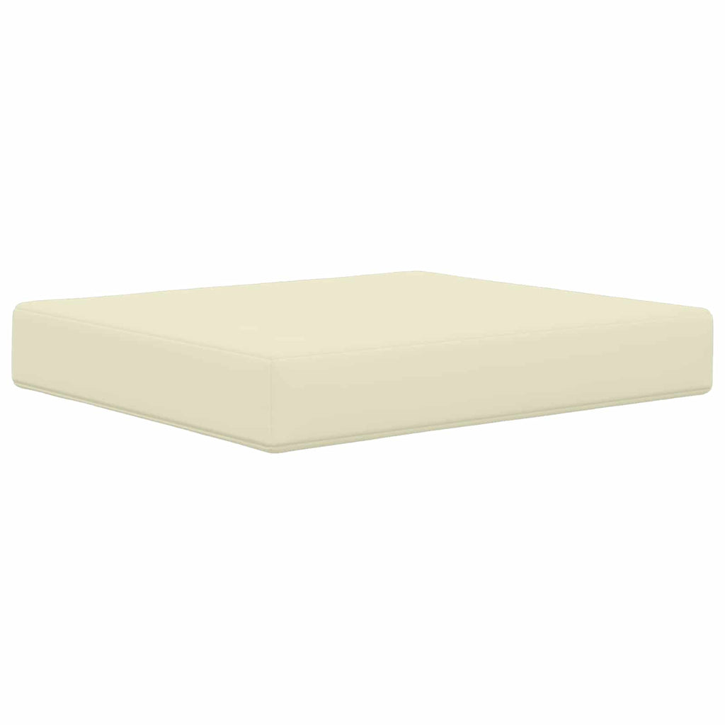 Sofakissen für draußen 2 pcs Creme Polyester
