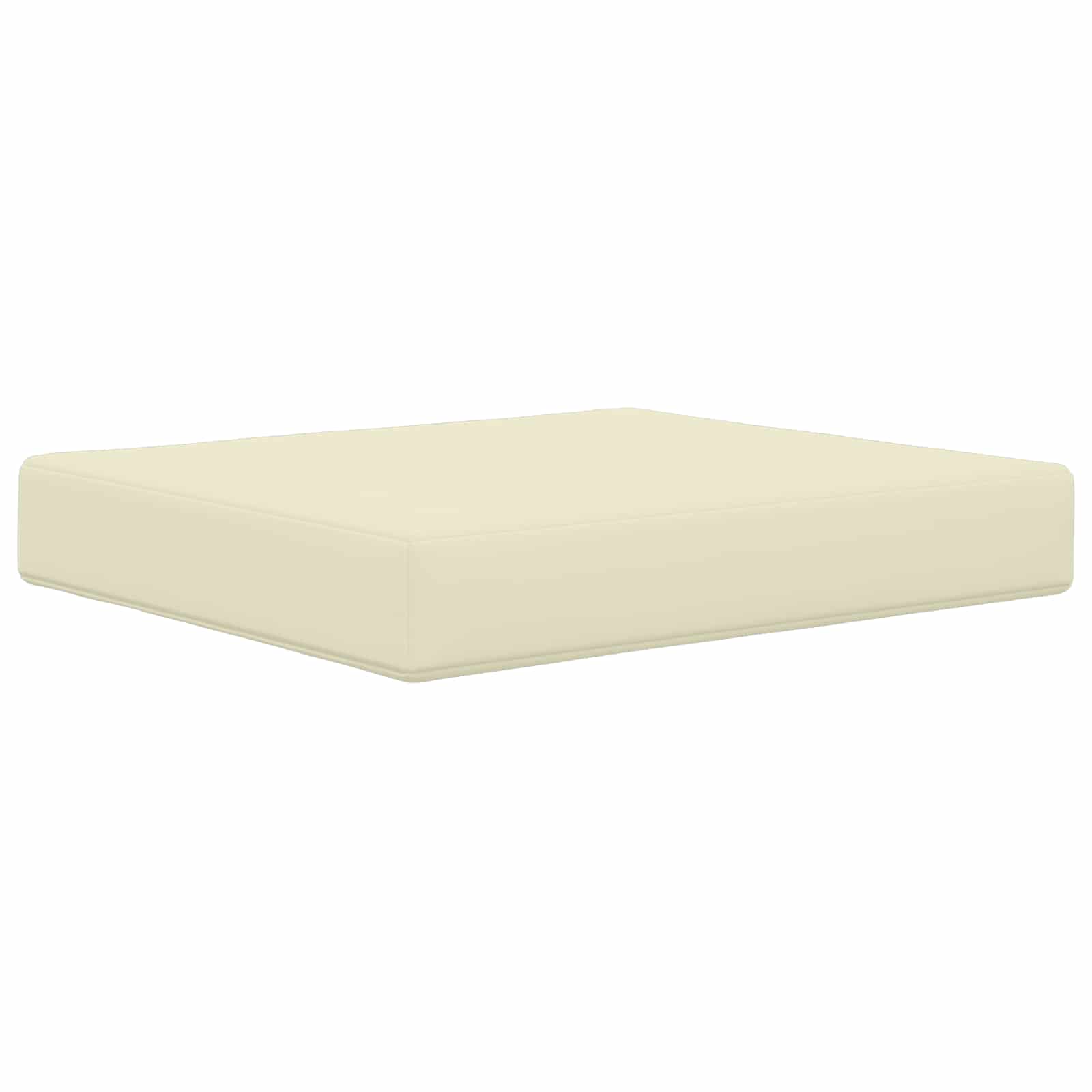 Sofakissen für draußen 2 pcs Creme Polyester