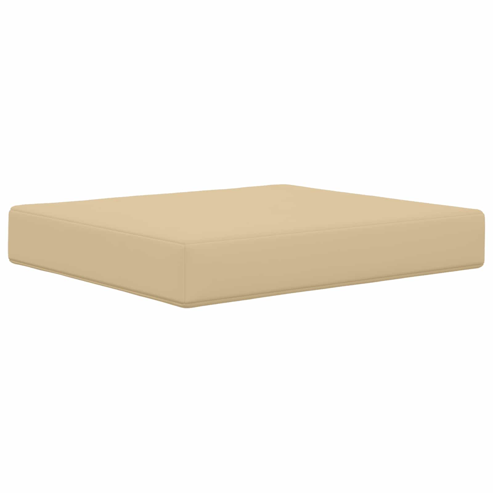 Sofakissen für draußen 2 pcs Beige Polyester