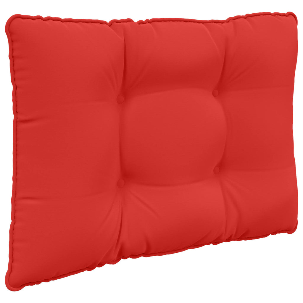 Sofakissen für draußen 2 pcs Rot Polyester
