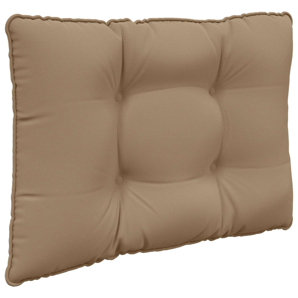 Sofakissen für draußen 2 pcs Taupe Polyester