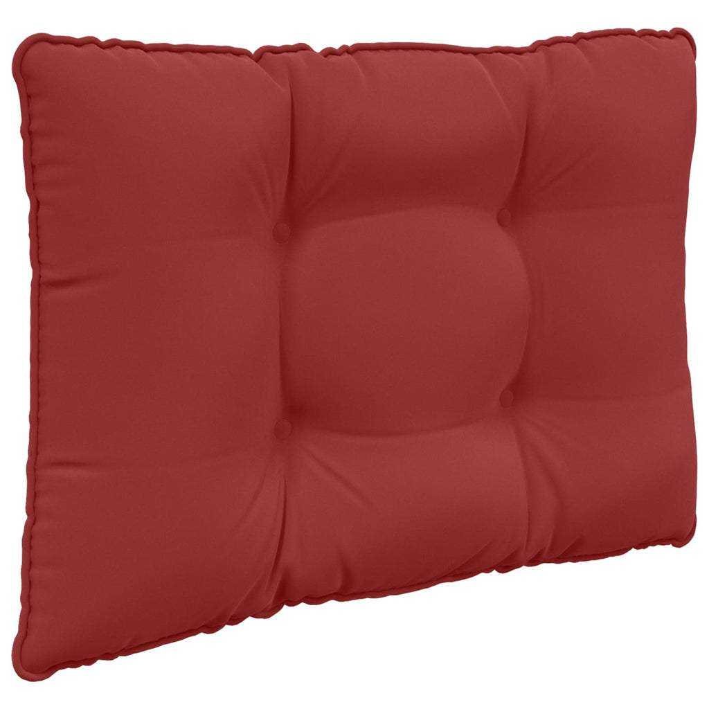Sofakissen für draußen 2 pcs Weinrot Polyester