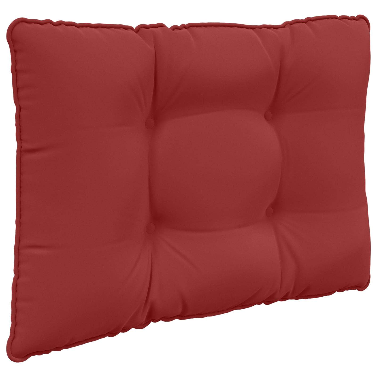 Sofakissen für draußen 2 pcs Weinrot Polyester