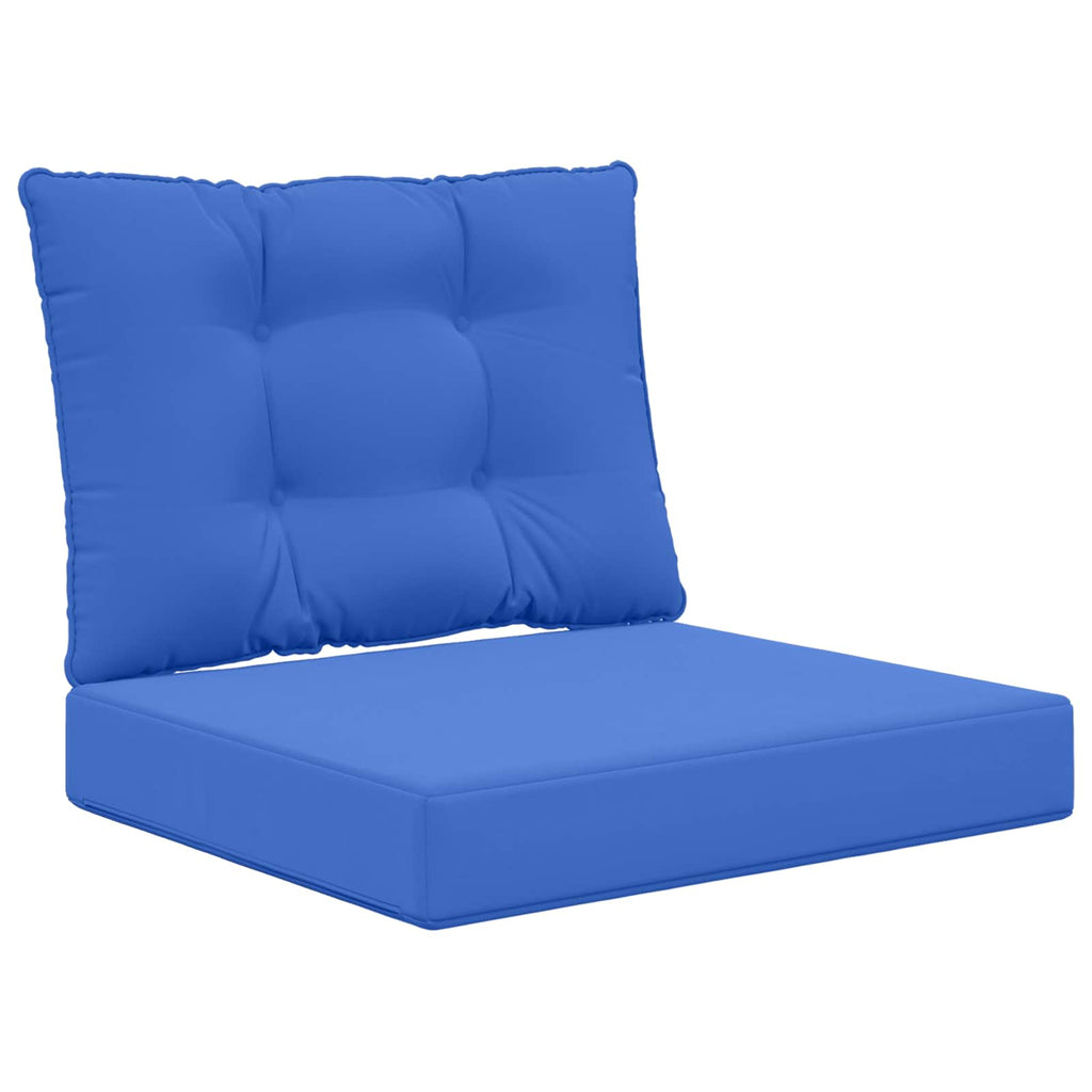 Sofakissen für draußen 2 pcs Königsblau Polyester