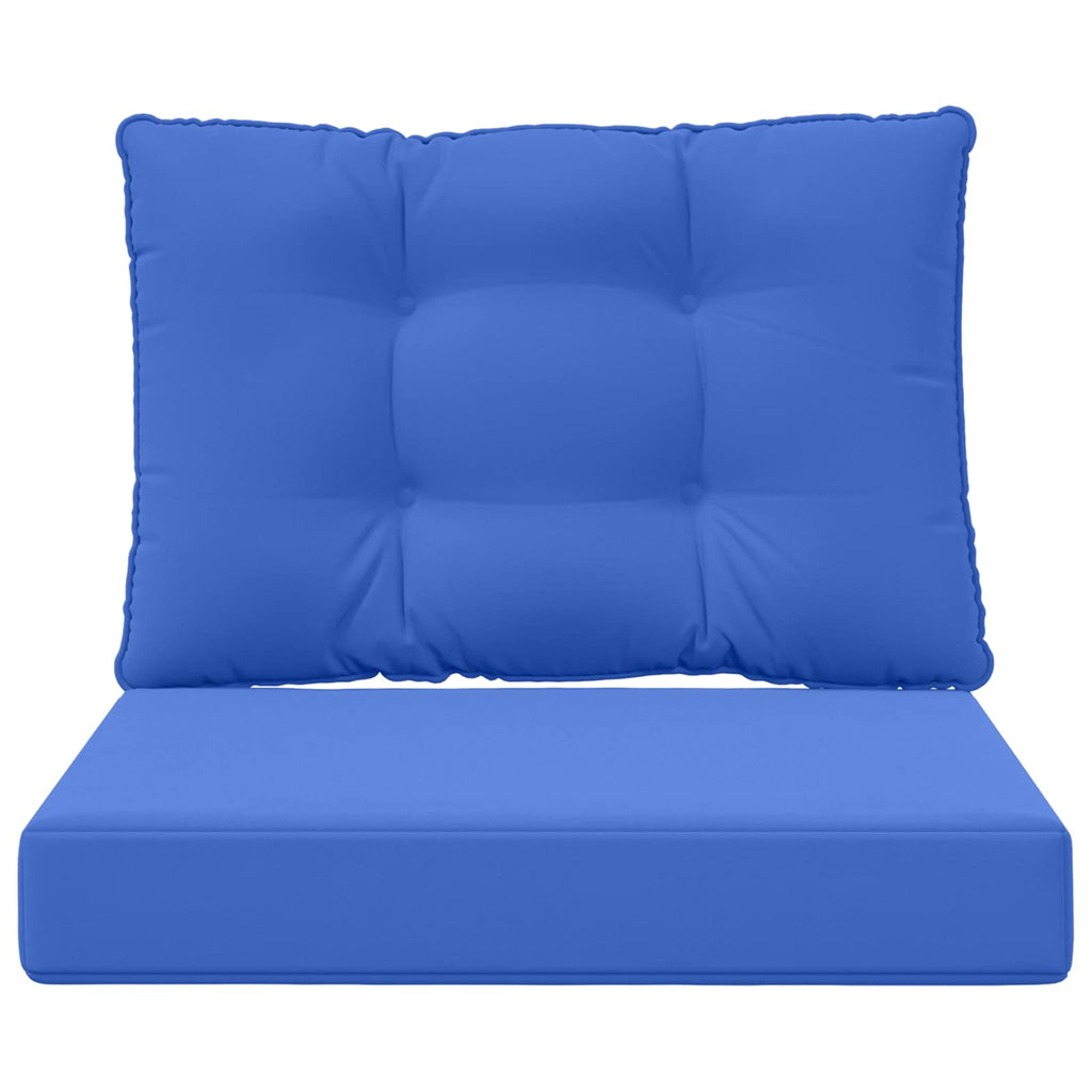 Sofakissen für draußen 2 pcs Königsblau Polyester