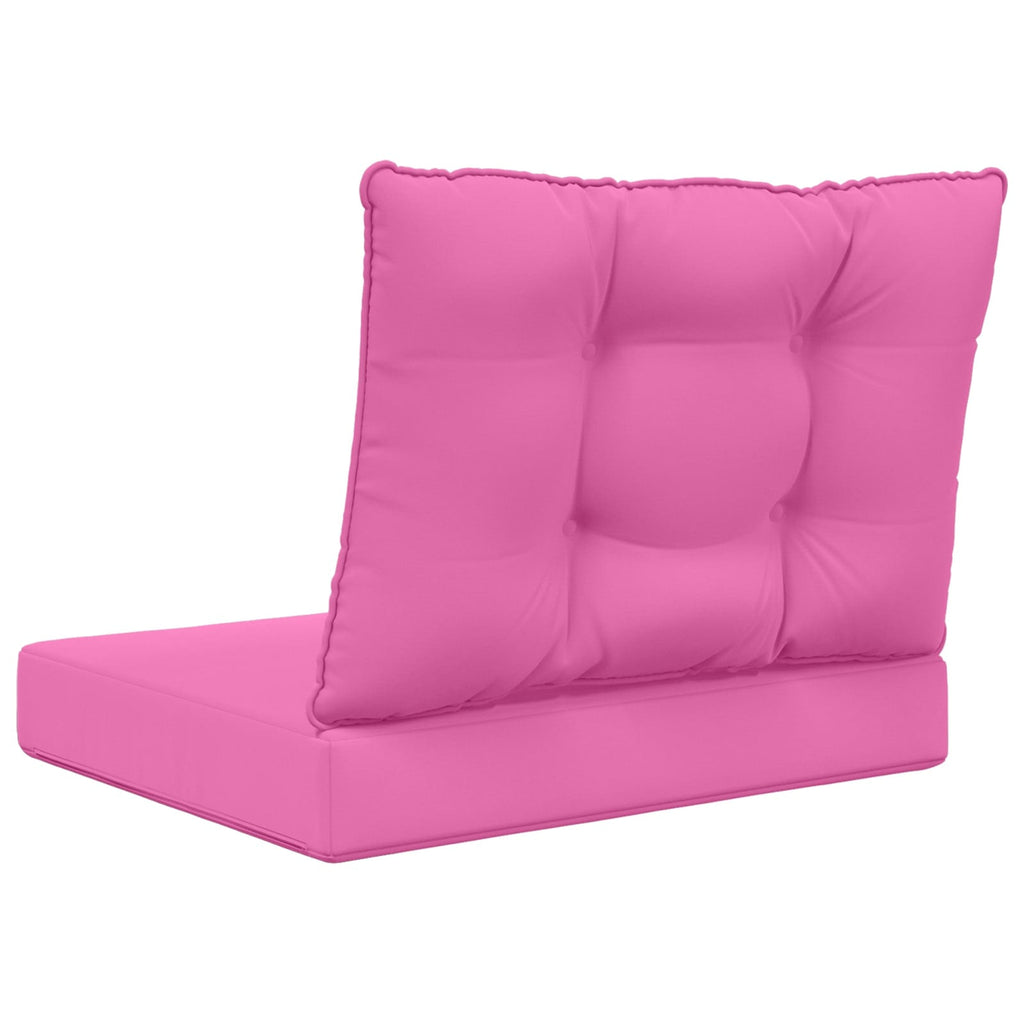 Sofakissen für draußen 2 pcs Rosa Polyester