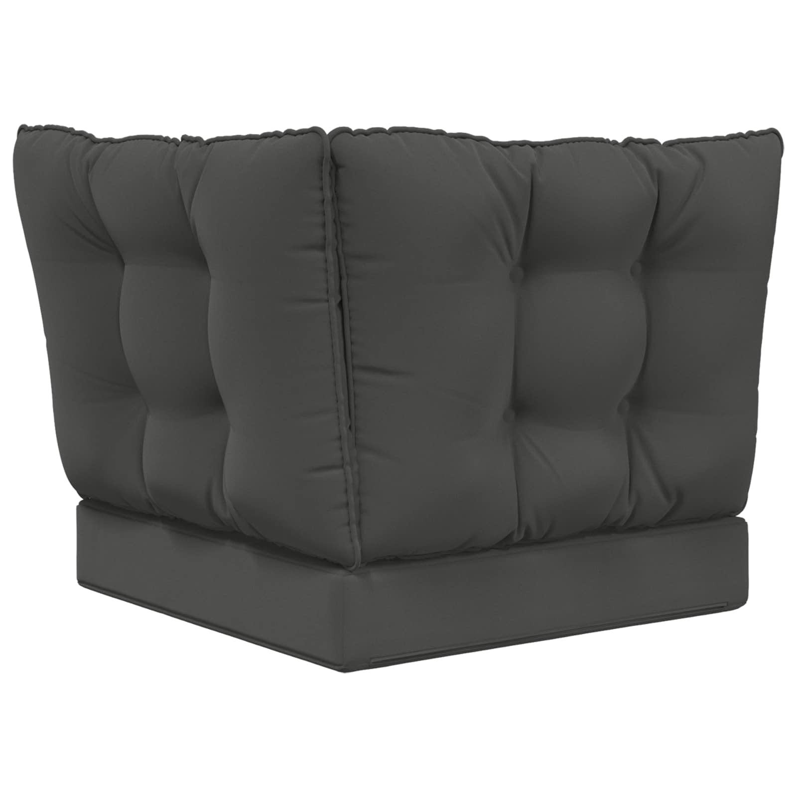 Sofakissen für draußen 3 pcs Anthrazit Polyester