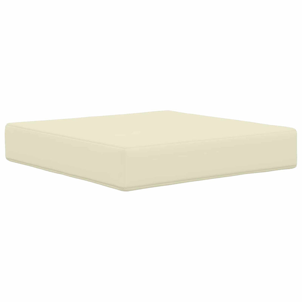 Sofakissen für draußen 3 pcs Creme Polyester