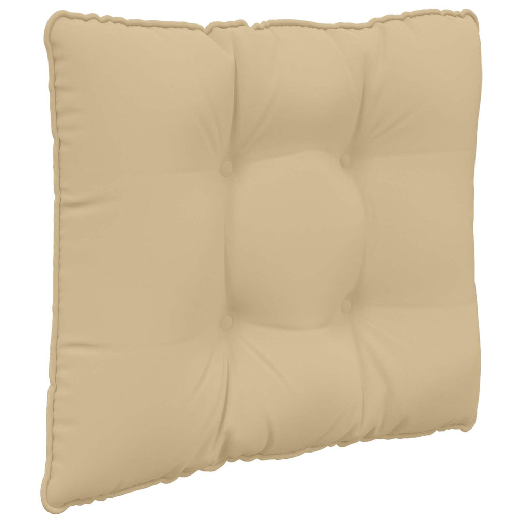 Sofakissen für draußen 3 pcs Beige Polyester