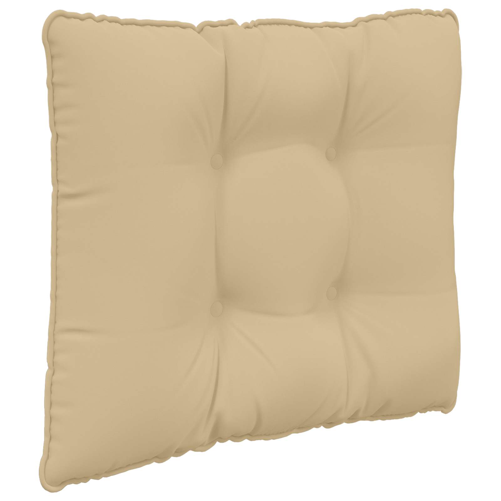 Sofakissen für draußen 3 pcs Beige Polyester