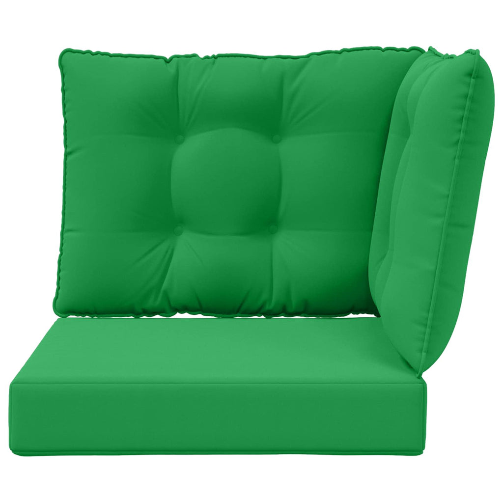 Sofakissen für draußen 3 pcs Grün Polyester