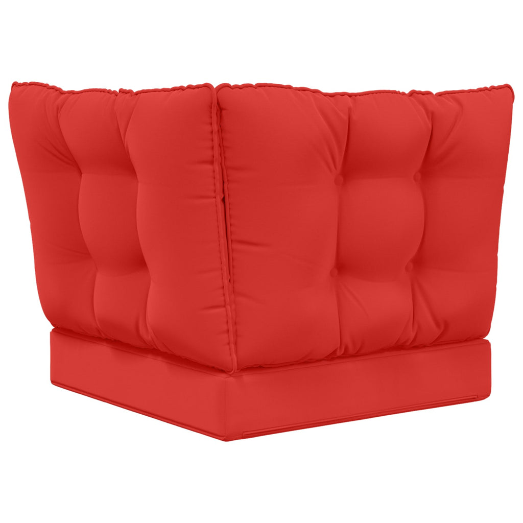 Sofakissen für draußen 3 pcs Rot Polyester