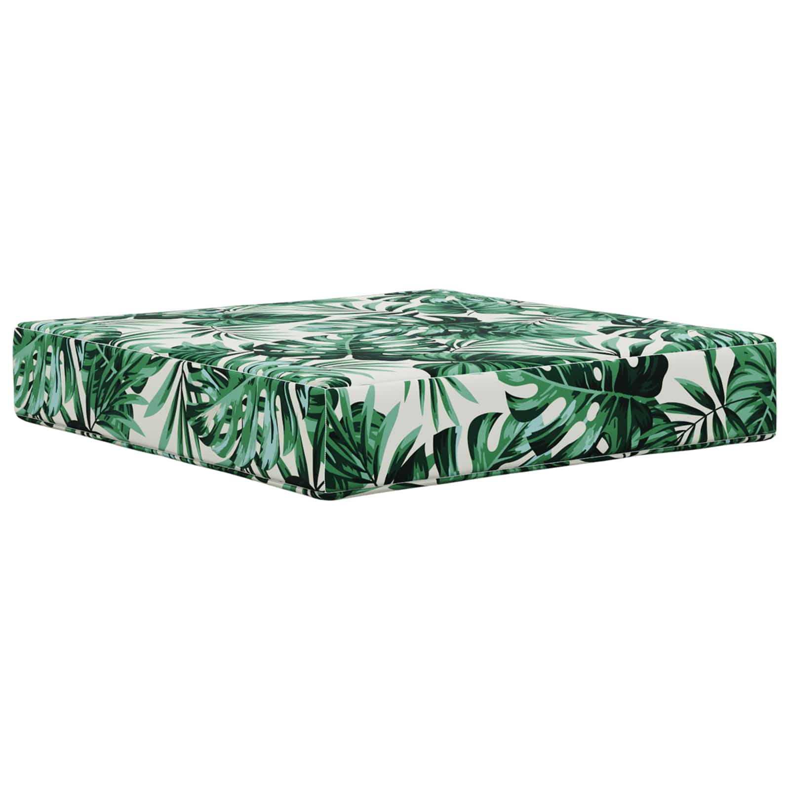 Sofakissen für draußen 3 pcs Blattmuster Polyester