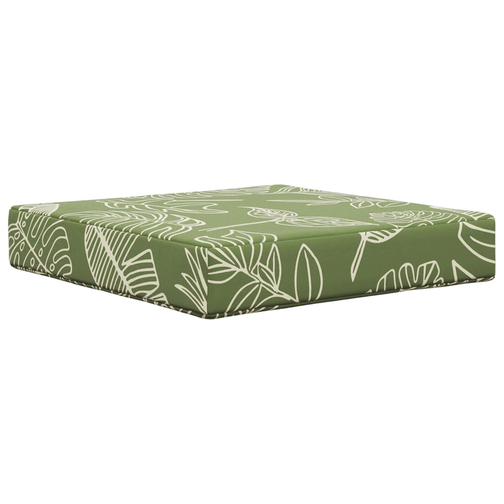 Sofakissen für draußen 3 pcs Blattdesign Polyester
