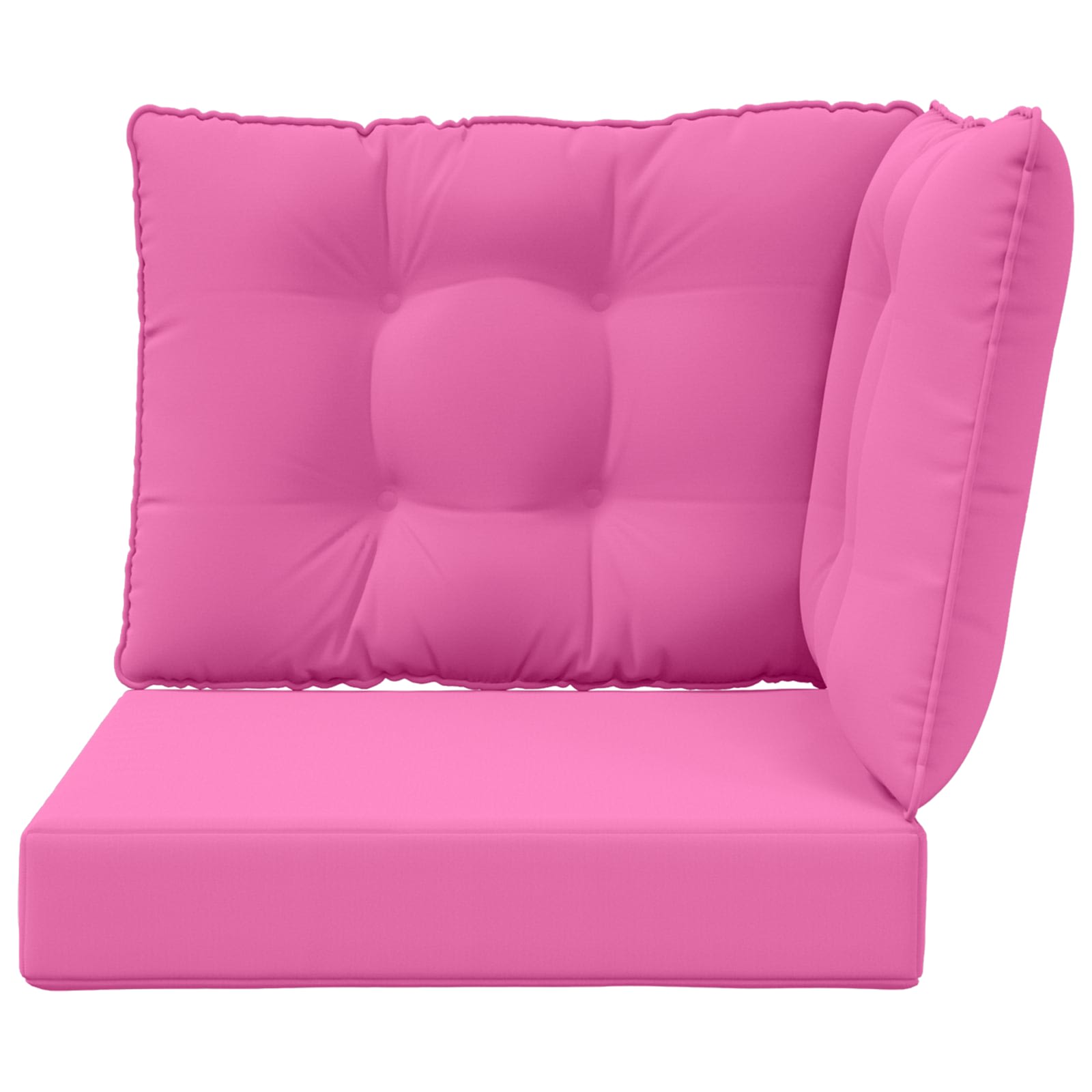 Sofakissen für draußen 3 pcs Rosa Polyester